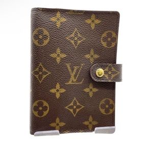 357199B V Louis Vuitton Wallet Agenda PM Brown Monogram